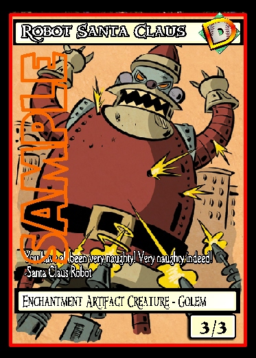 Golem Token – Custom: Robot Santa